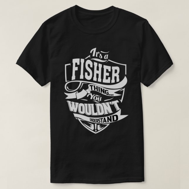 T-shirt C'est une PÊCHE Thing Cadeaux Premium  (Design devant)