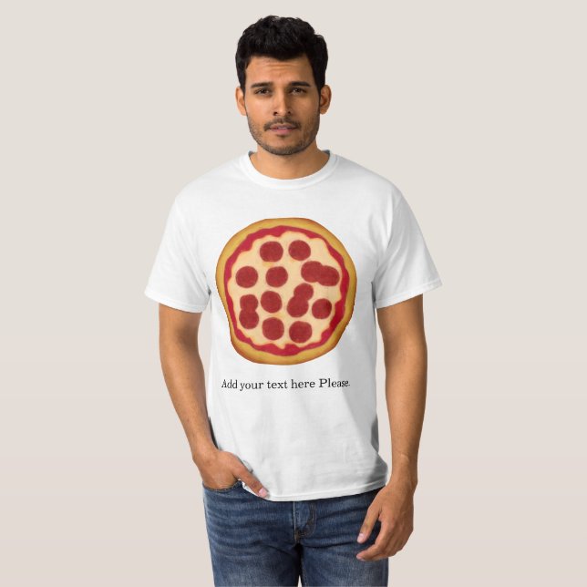 T-shirt C'est une pizza (Devant entier)