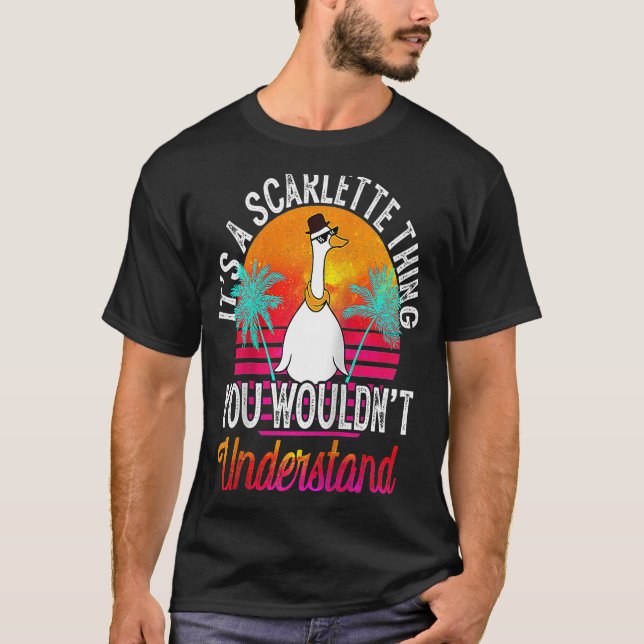 T-shirt C'est une Scarlette que vous ne comprendriez pas S (Devant)