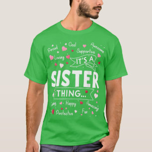 T-shirt C'est une Soeur, c'est drôle de dire mignonne Soeu