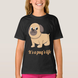 T-shirt C'est une vie de carlins GirlsT-Shirt