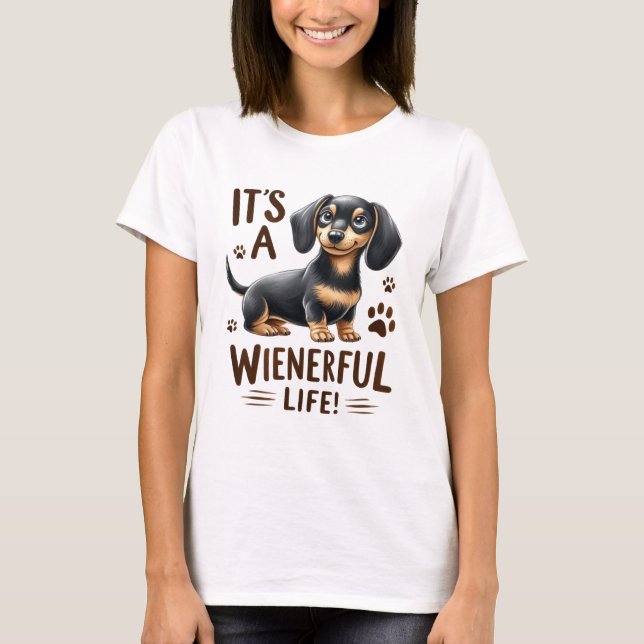 T-shirt C'est une vie pleine de vie (Devant)