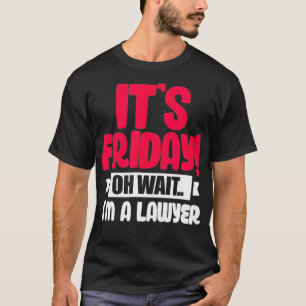 T-shirt C'est vendredi Oh Attends