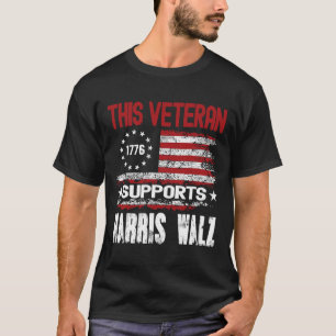 T-shirt Cet ancien combattant soutient Harris Wheimer 2024