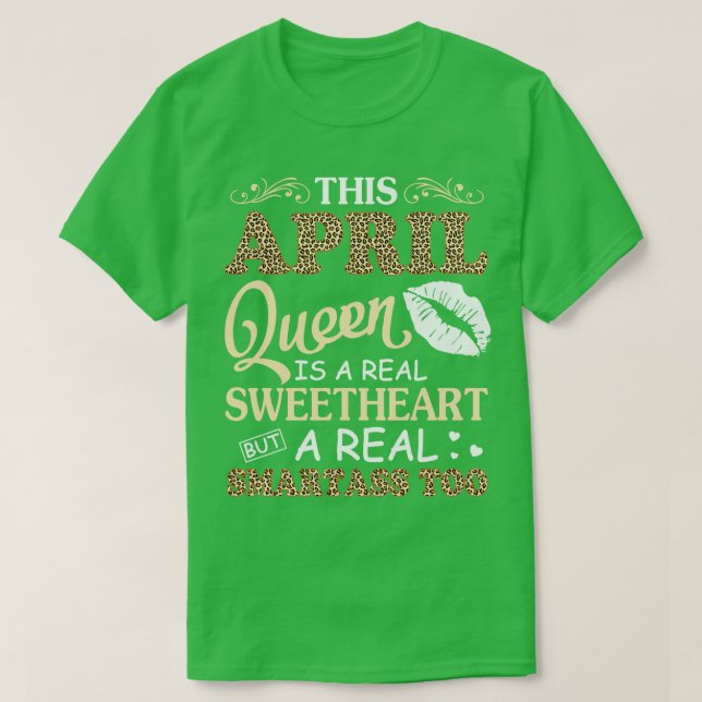 T-shirt Cet Avril Est Un Véritable Amoureux Un Véritable S (Design devant)