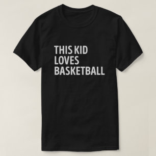 T-shirt Cet Enfant Aime Le Joueur De Basket-Ball