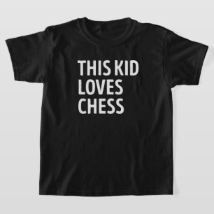 T-shirt Cet Enfant Aime Le Joueur D'Échecs