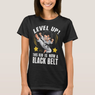 T-shirt Cet Enfant Est Aujourd'Hui Un Noir Karate Hapkido