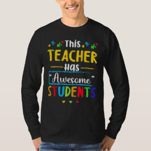 T-shirt Cet Enseignant A Étudiants Magnifiques Sensibilisa