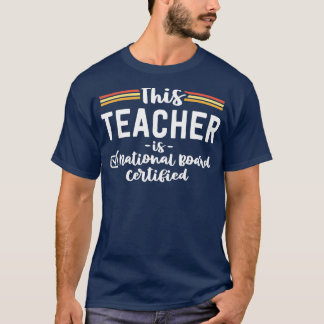 T-shirt Cet Enseignant Est L'Enseignement Certifié Du Cons