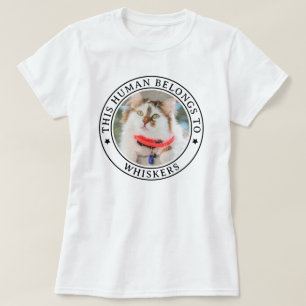 T-shirt Cet Homme Appartient À L'Animal Personnalisé Photo
