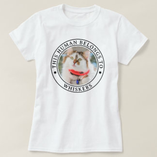 T-shirt Cet Homme Appartient À L'Animal Personnalisé Photo