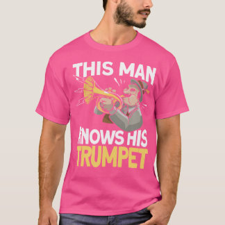 T-shirt Cet homme connaît sa trompette - Jazz Marching Ban