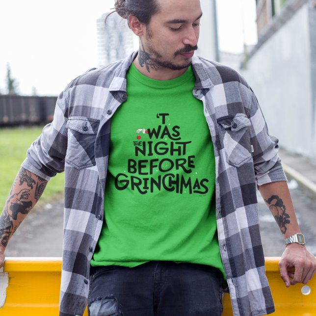 T-shirt 'C'était la nuit avant Grinchmas (Créateur téléchargé)