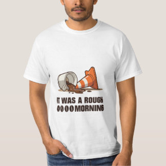 T-shirt "C'était un matin difficile" Déversement de café e