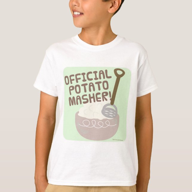 T-shirt Cette année Masher officiel de pomme de terre (Devant)