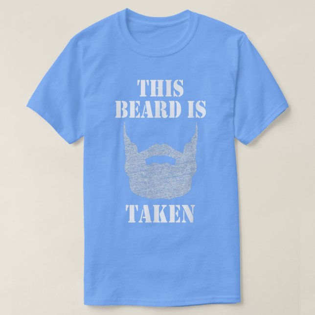 T-shirt Cette Barbe Est Prise Drôle T  (Design devant)