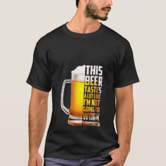 T-shirt Cette bière a un drôle de goût pour les femmes Buv