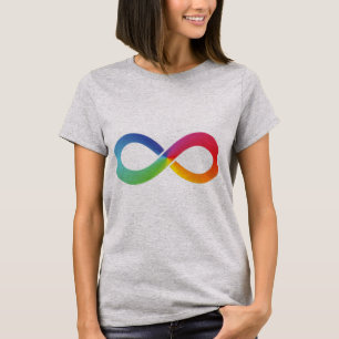 T-shirt Cette chemise à débordement arc-en-ciel symbolise