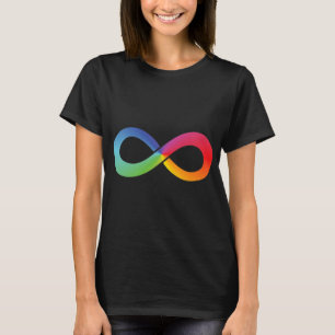 T-shirt Cette chemise à débordement arc-en-ciel symbolise