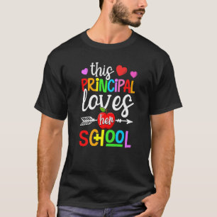 T-shirt Cette Directrice Aime Son École Heureuse De Reveni