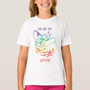 T-shirt Cette fille a une conscience
