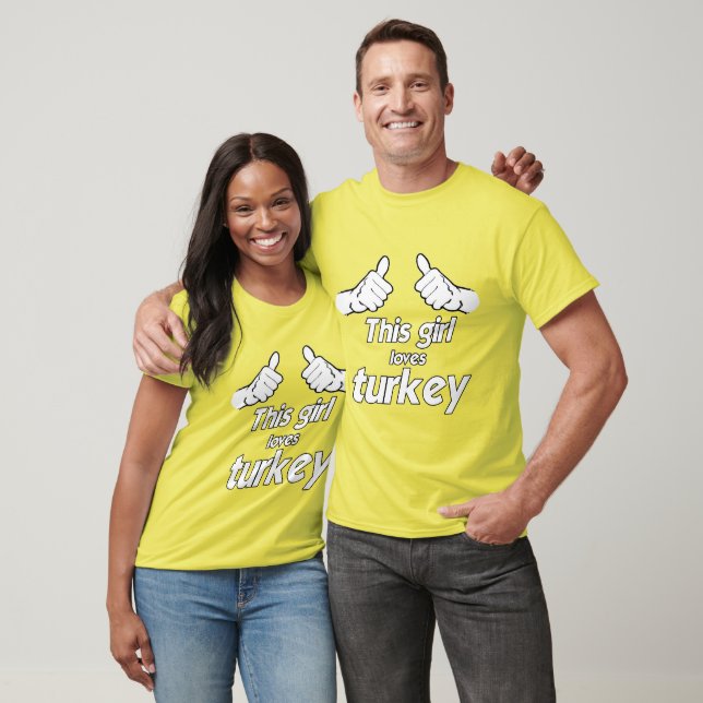 T-shirt CETTE FILLE AIME LA TURQUIE -.png (Unisexe)