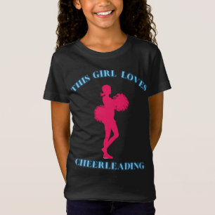 T-shirt Cette Fille Aime Le Cheerleading
