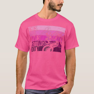 T-shirt Cette Fille Aime Obtenir Sale Vélo Sale Motocross