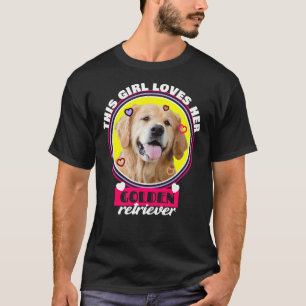 T-shirt Cette Fille Aime Son Auteur D'Or