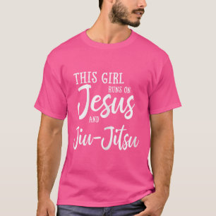 T-shirt Cette Fille Coule Sur Jésus Et Jiu Jitsu Chemise C