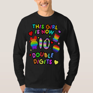 T-shirt Cette fille est maintenant 10 à deux chiffres Pop