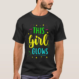 T-shirt Cette fille souffle Retro 80s Anniversaire Soirée