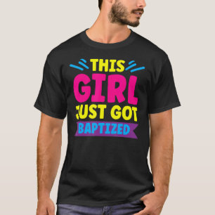 T-shirt Cette Fille vient de se faire Baptiser Christian B
