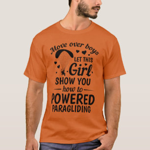 T-shirt Cette fille vous montre comment faire du parapente