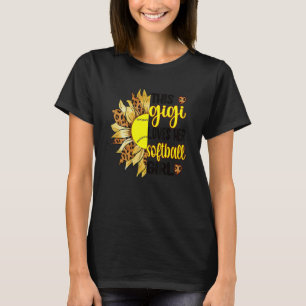T-shirt Cette Gigi Aime Sa Petite Fille Softball Grand-Mèr