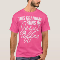 Cette grand-mère court sur Jésus et le café Grandm