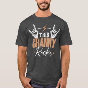 T-shirt Cette Granny RocksElectronic Rock Guitar 2959