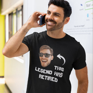 T-shirt Cette Légende A Retraité Face Drôle Retraite