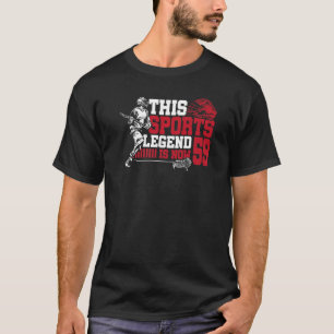 T-shirt Cette Légende Du Sport Est Maintenant 59 Lacrosse