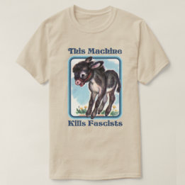 T-shirt Cette machine tue les fascistes
