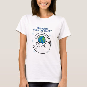 T-shirt Cette maison embrasse la planète Éco Accueil amica