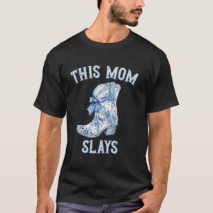 T-shirt Cette Maman Détruit Chinoiserie à Nœud Bonne Fête