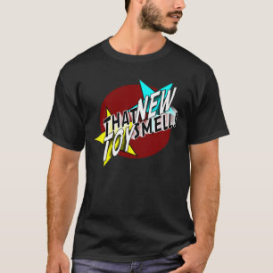T-shirt Cette nouvelle pièce en t de logo d'odeur de jouet
