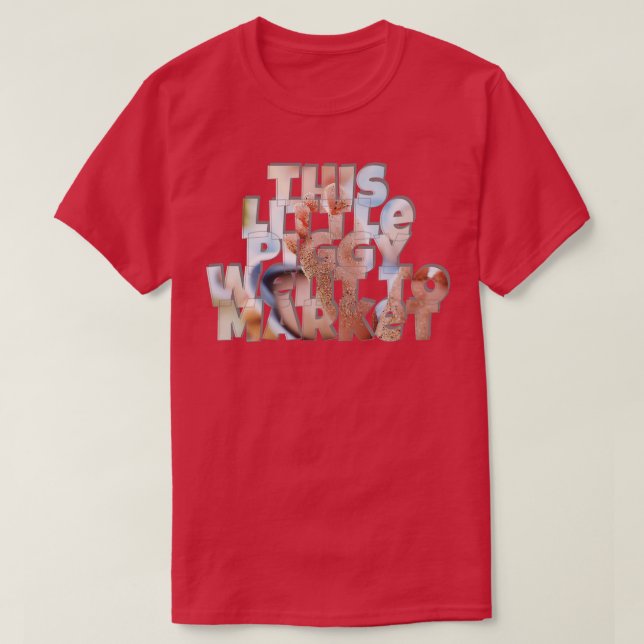 T-shirt Cette petite épigée est allée au marché (Design devant)
