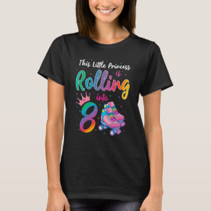 T-shirt Cette Petite Princesse Est En Train De Rouler Dans