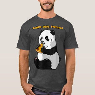 T-shirt Cette Pizza et Panda Friend