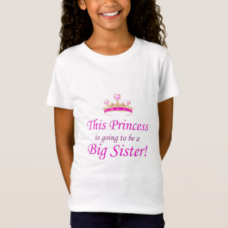 T-Shirt Cette princesse sera une grande soeur !