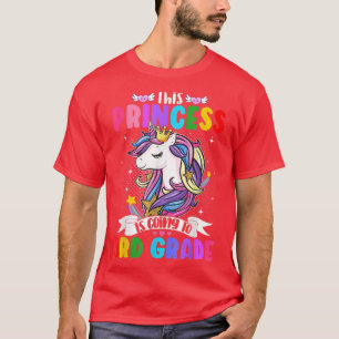 T-shirt Cette Princesse Va À La 3E Classe Unicorn Magica