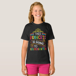 T-shirt Cette Princesse Va Retourner À La Maternelle